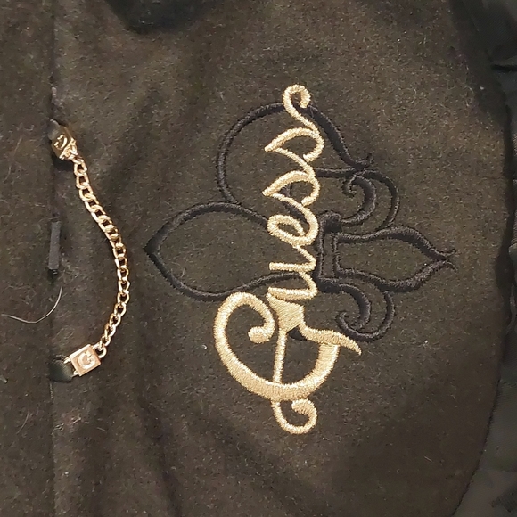 GUESS coat.Forest green,part wool coat.Size L fits like an M.Pre-owned like new. - Picture 4 of 6